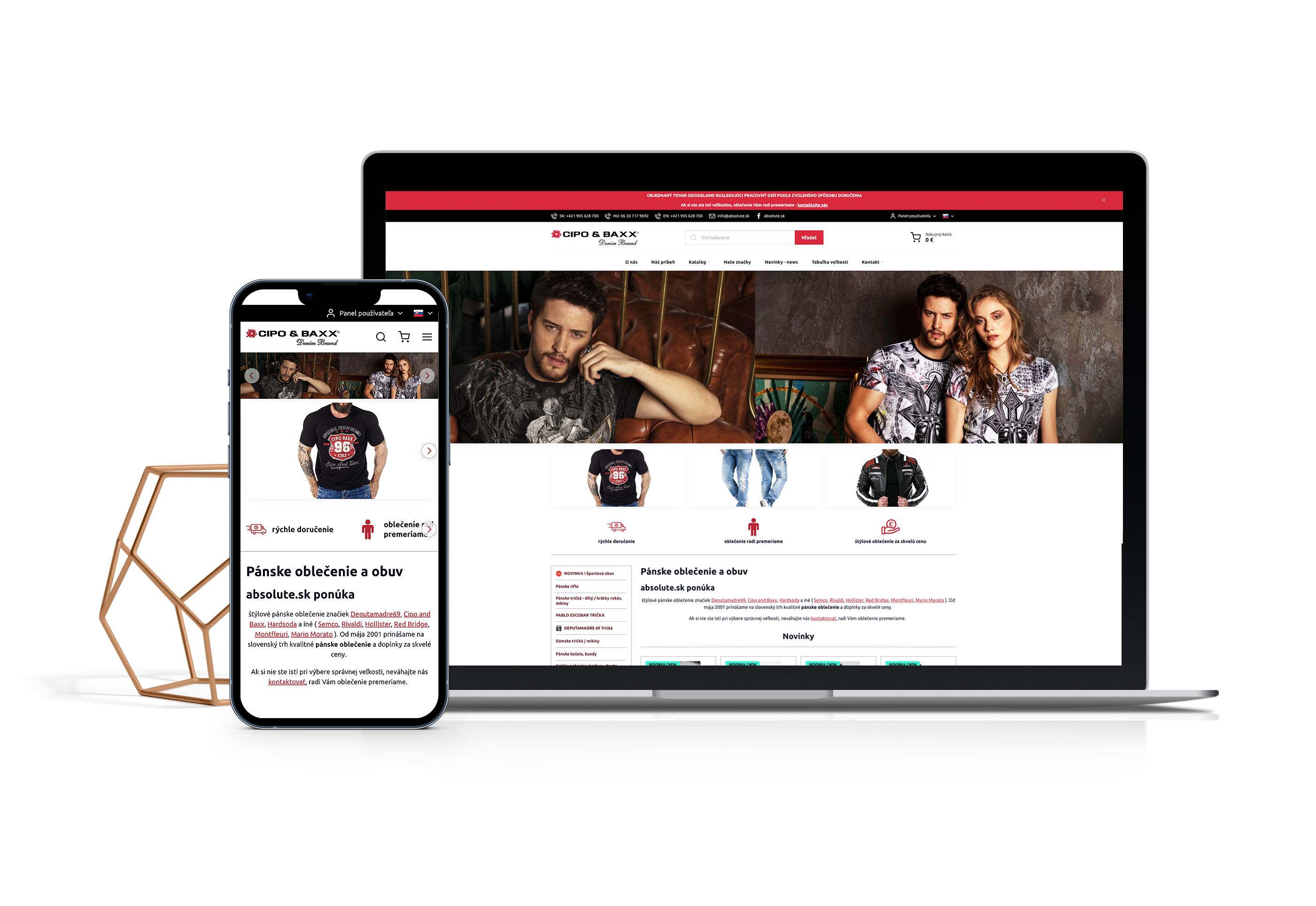 Nová šablona pro internetový obchod od ByznysWebu a zkušenosti majitele e-shopu E-shop Absolute a jejich zkušenosti se šablonou pro internetový obchod od ByznysWeb.cz