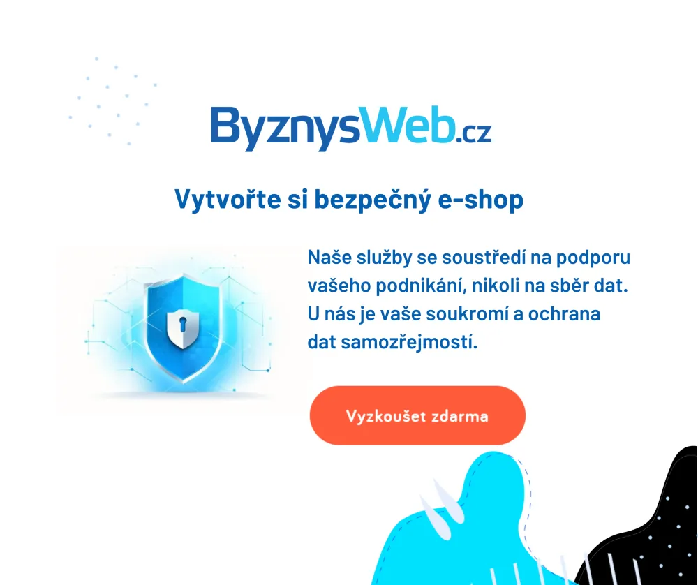 Vytvořte si bezpečný e-shop v ByznysWebu. Zkouška zdarma