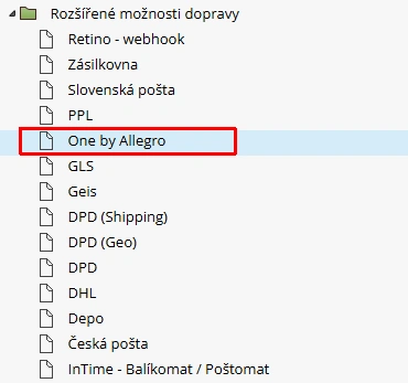 Aktivace One box by Allegro