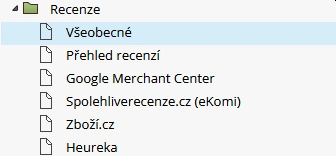 Recenze v e-shopu: nastavení v ByznysWeb.cz
