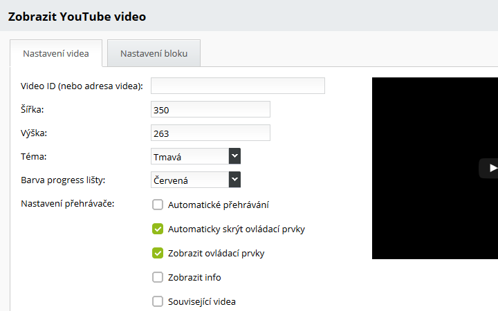 Pridejte si Youtube videa na stranku Přidávání Youtube videa na webovou stránku