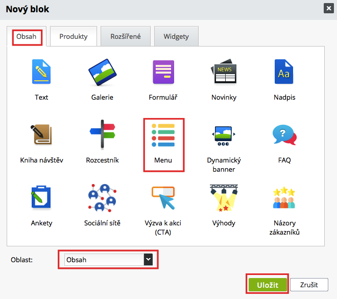 blok Menu | ByznysWeb.cz