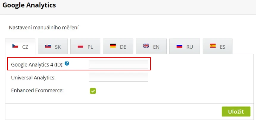 Vícejazyčný e-shop a Google Analytics 4