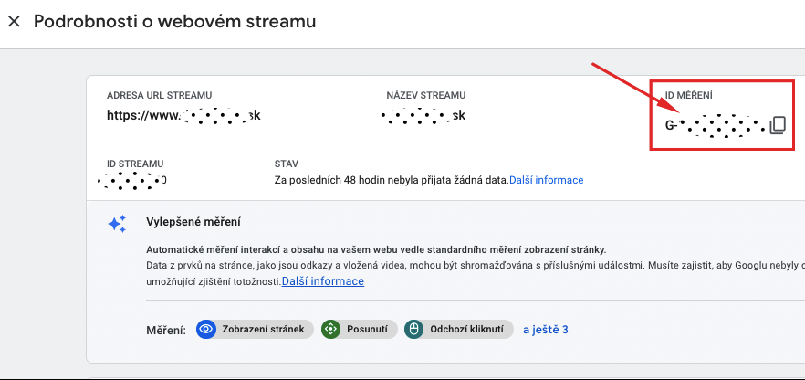 GA4 id měření