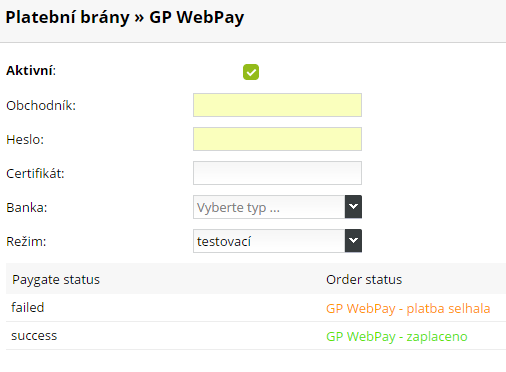 implementace gp webpay