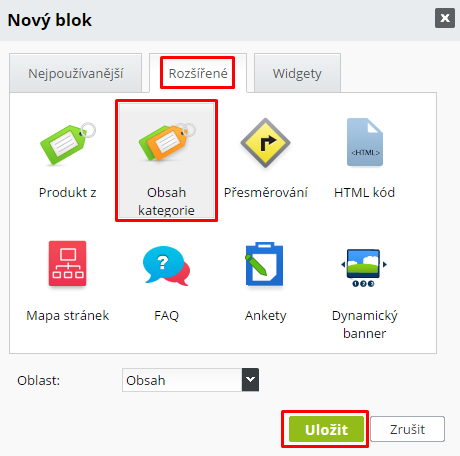 nový blok