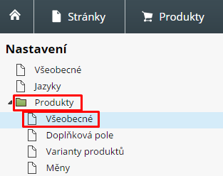 Automatické načítání produktů