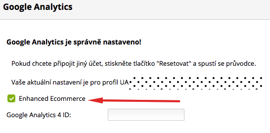 jak aktivovat Enhanced ecommerce v e-shopu od ByznysWeb.cz