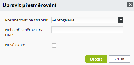 přesměrování