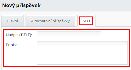 seo v bloku články