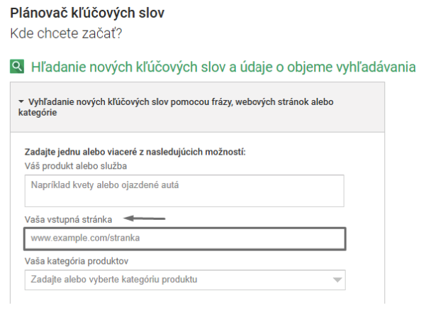 jak získat klíčová slova konkurence