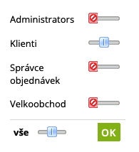 povolení pro nepřihlášení a klienty