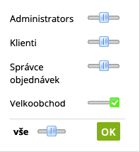 povolení pro skupiny velkoobchod