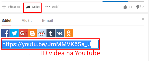 ID videa z YouTube.com