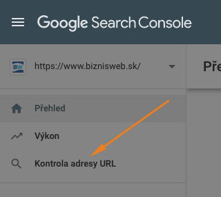kontrola URL adresy, Fetch as Google