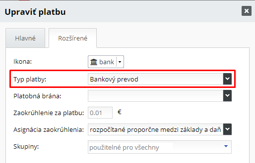 Typ platby pro QR kód | ByznysWeb
