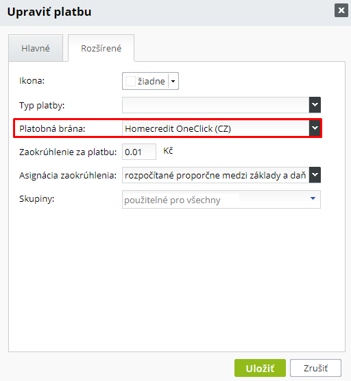 Vytvoření možnosti platby s modulem HomeCredit | ByznysWeb