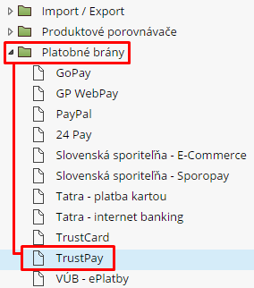 implementace trustpay