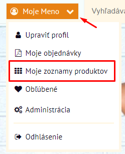 Odkaz na seznamy produktů | ByznysWeb.cz