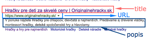 seo záložka na google