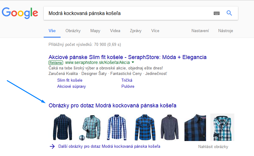 obrázky ve vyhledávání google