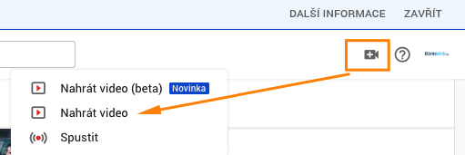 jak nahrát video na youtube