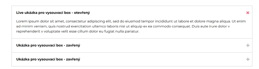 Floxtextaccordion - ukázka v ByznysWeb.cz