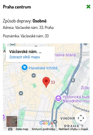 osobní vyzvetnutí na pobočce