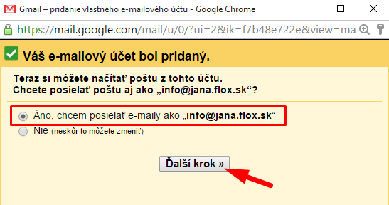 odesílatel emailů