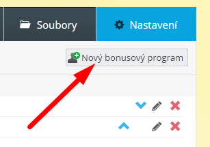 bonusový program v eshopu