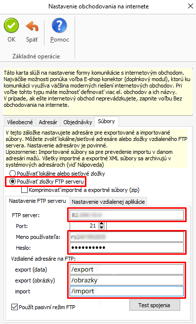 nastaveni ftp