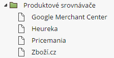 produktové srovnávače