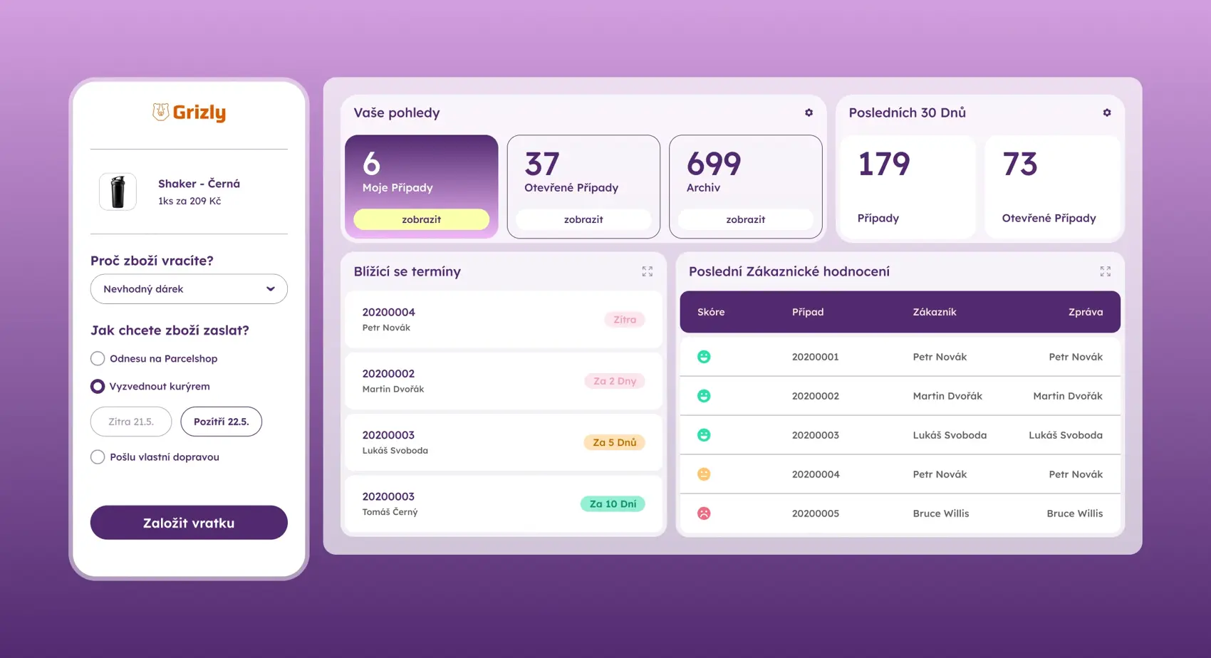 Retino Returns – vratky a reklamace s napojením pro e-shop v ByznysWebu