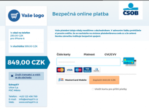 ČSOB - Platba kartou