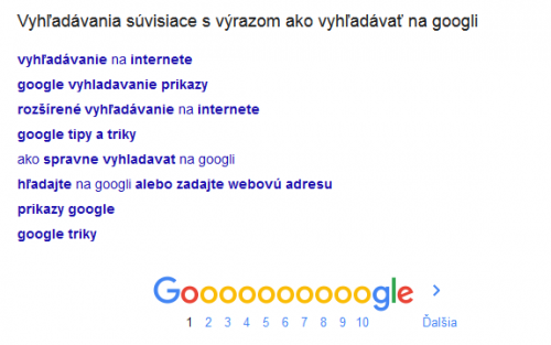 jak vyhledávat na googlu