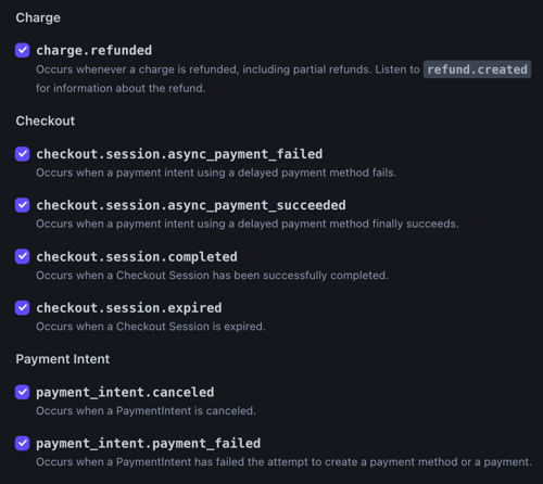 Stripe eventy - BiznisWeb