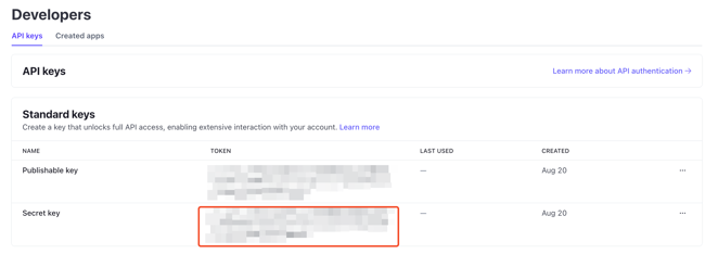 Stripe tajný kľúč - BiznisWeb