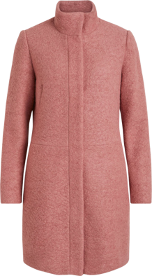Dámský kabát v lososové barvě