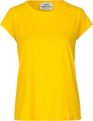 Žluté bavlněné dámské triko