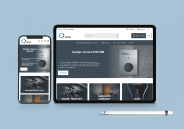 vlastní dizajn e-shopu a Eshop šablona na míru: elektromobilita