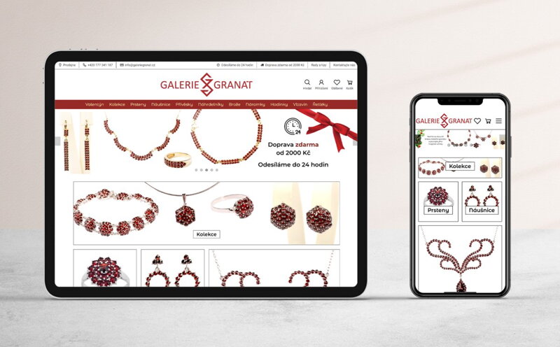 Vytvoření e-shopu na míru, vlastní design e-shopu
