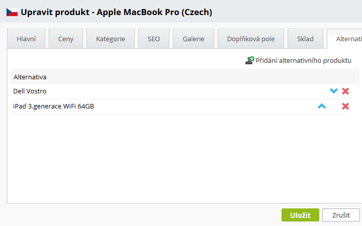 Alternativní produkty