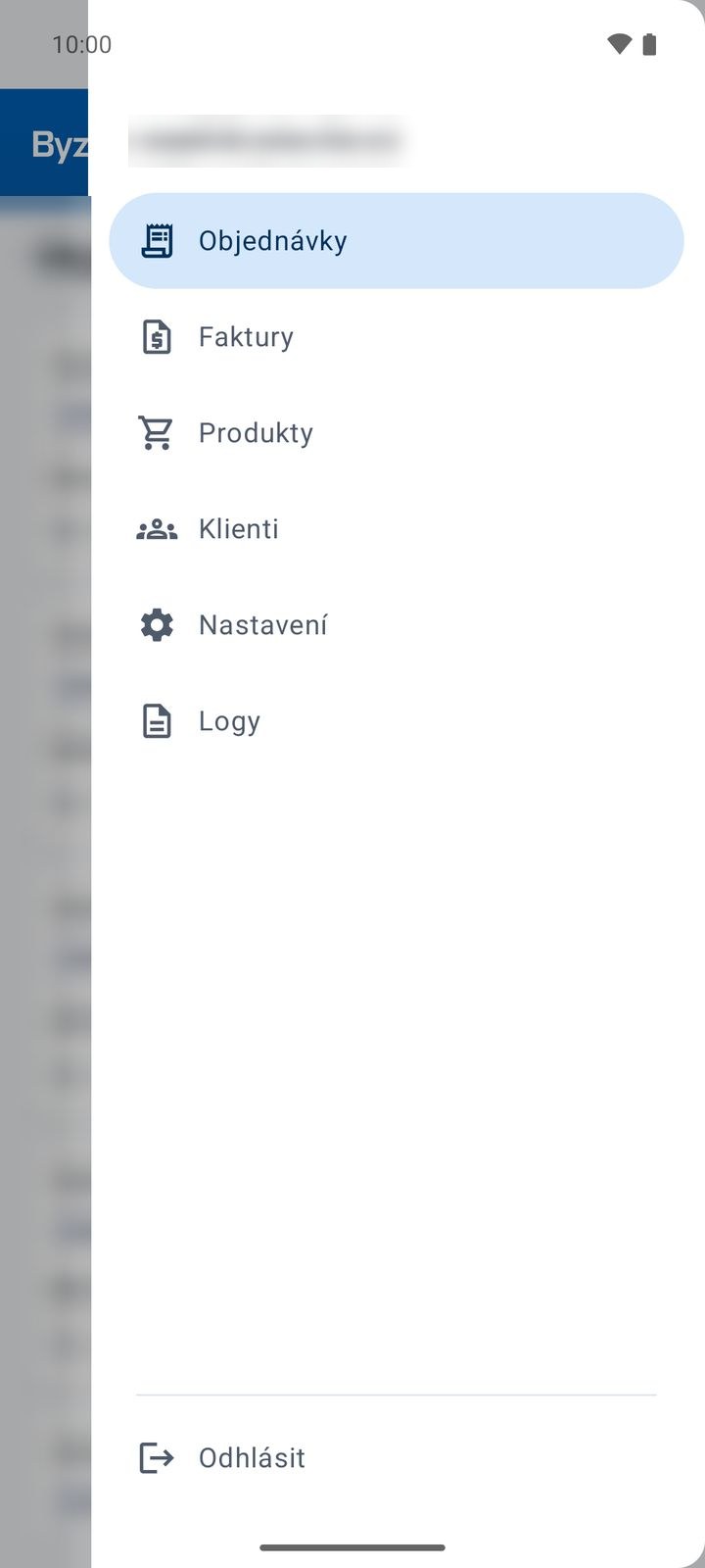 Boční menu